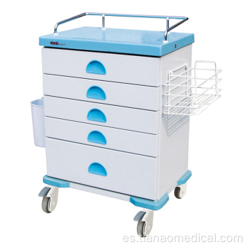 Hospital Steel 5-Layer Medicine Box Medicine Trolley